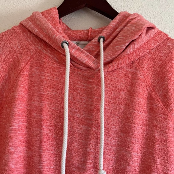 Stem Nordstrom Salmon Textured Double Hoodie Pullover - Picture 2 of 7